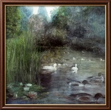 Etang de Walden Poster par Piet Bekaert