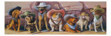 siete magníficos, Los (Magnificent Seven, The) Lámina giclée por Bryan Moon siete magníficos, Los (Magnificent Seven, The) Lámina giclée por Bryan Moon