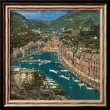 Portofino Twilight Láminas por Mario Sanzone Portofino Twilight Láminas por Mario Sanzone
