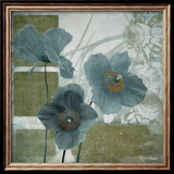Cerulean Poppies I Affiches par Robert Lacie