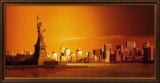 New York City, Liberty Affiches par Leon Wells