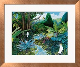 Iao-Tal Gerahmter Giclée-Druck von Ari Vanderschoot