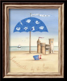 Sandcastles by the Sea Láminas por Katharine Gracey