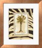Zebra Palm I Poster by Marie Frederique