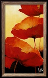 Three Red Poppies II Prints by Jettie Rosenboom