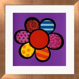 Flower Power III Plakater av Romero Britto