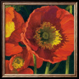Red Poppy Trio I Pósters por Shirley Novak