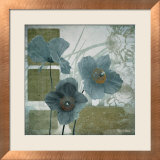 Cerulean Poppies I Posters par Robert Lacie