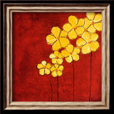 Yellow Daisy Garden Láminas por Courtland