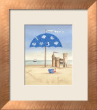 Sandcastles by the Sea Láminas por Katharine Gracey