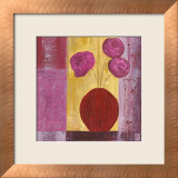 Pivoines Mauves I Kunst von Karine Romanelli