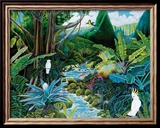 Iao-Tal Gerahmter Giclée-Druck von Ari Vanderschoot