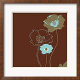 Golden Poppy IV Poster par Kate Knight