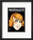 Mistinguett Estampe encadrée par Orsi 