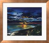 Sunset over the Estuary Posters av Davy Brown Sunset over the Estuary Posters av Davy Brown