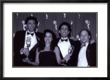The Cast of Seinfeld with Awards Posters
