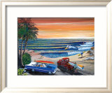 Sunset Surf Plakater av Gary Birdsall Sunset Surf Plakater av Gary Birdsall