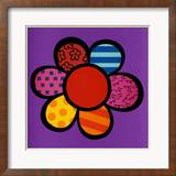 Puissance des fleurs III Posters par Romero Britto