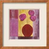 Pivoines Mauves I Kunst von Karine Romanelli