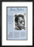 Auteurs américains du 20e siècle - James Baldwin Affiches