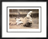 Joe DiMaggio Sliding into Third Prints