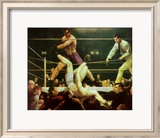 Dempsey and Firpo, 1924 Plakater af George Wesley Bellows Dempsey and Firpo, 1924 Plakater af George Wesley Bellows