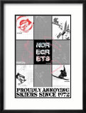 No Regrets: Snow Boarder Kunstdrucke