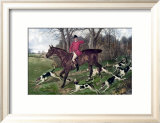 Horse Fox Hunt I Plakat av Timothy Blossom Horse Fox Hunt I Plakat av Timothy Blossom