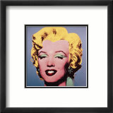 Marilyn, c.1964 (On Dark Gray-Blue) Posters by Andy Warhol