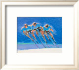 Cyclists Art by Steve Kuzma