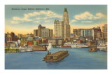 Upper Harbor, Baltimore, Maryland Poster