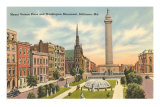 Washington Monument, Baltimore, Maryland Prints