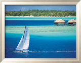 Sailing in Bora-Bora Affiches par John Frumm