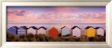 Winter Beach Huts, Southwold Poster by Rod Edwards