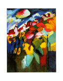 Murnau-Garten II, 1910 Pósters por Wassily Kandinsky