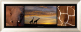 Giraffes at Dusk Poster par Michel & Christine Denis-Huot