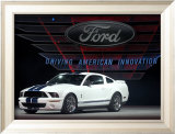 2007 Shelby GT500 Debut at NAIAS Gerahmter Giclée-Druck
