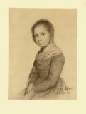 Jeanette Collectable Print by Honore Daumier