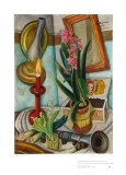 Still Life with Burning Candle Plakater av Max Beckmann Still Life with Burning Candle Plakater av Max Beckmann