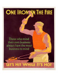 Iron in Fire Giclee-trykk av Frank Mather Beatty Iron in Fire Giclee-trykk av Frank Mather Beatty