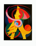 Réalité Spirituelle Affiche par Auguste Herbin