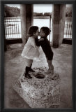 Yasmine et David - Printemps Affiches par Rene Burri