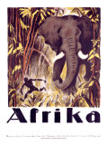 Afrique reproduction procédé giclée par Otto Baumberger