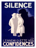 Silence Giclee Print by Paul Colin