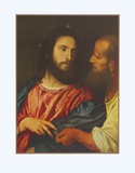 Der Zinsgroschen Sammlerdrucke von Titian (Tiziano Vecelli) 