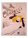 Confeti Lámina giclée por Henri de Toulouse-Lautrec