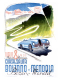 Corsa Bolzano to Mendola Lámina giclée por Franz Lenhart