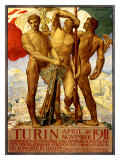 Turin, 1911 Giclee Print by Adolfo de Carolis