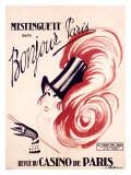 Mistinguett, Bonjour Paris Giclee Print by Charles Gesmar