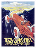 Terza Coppa Etna Auto Road Rally Giclée-Druck von Franco Codognato